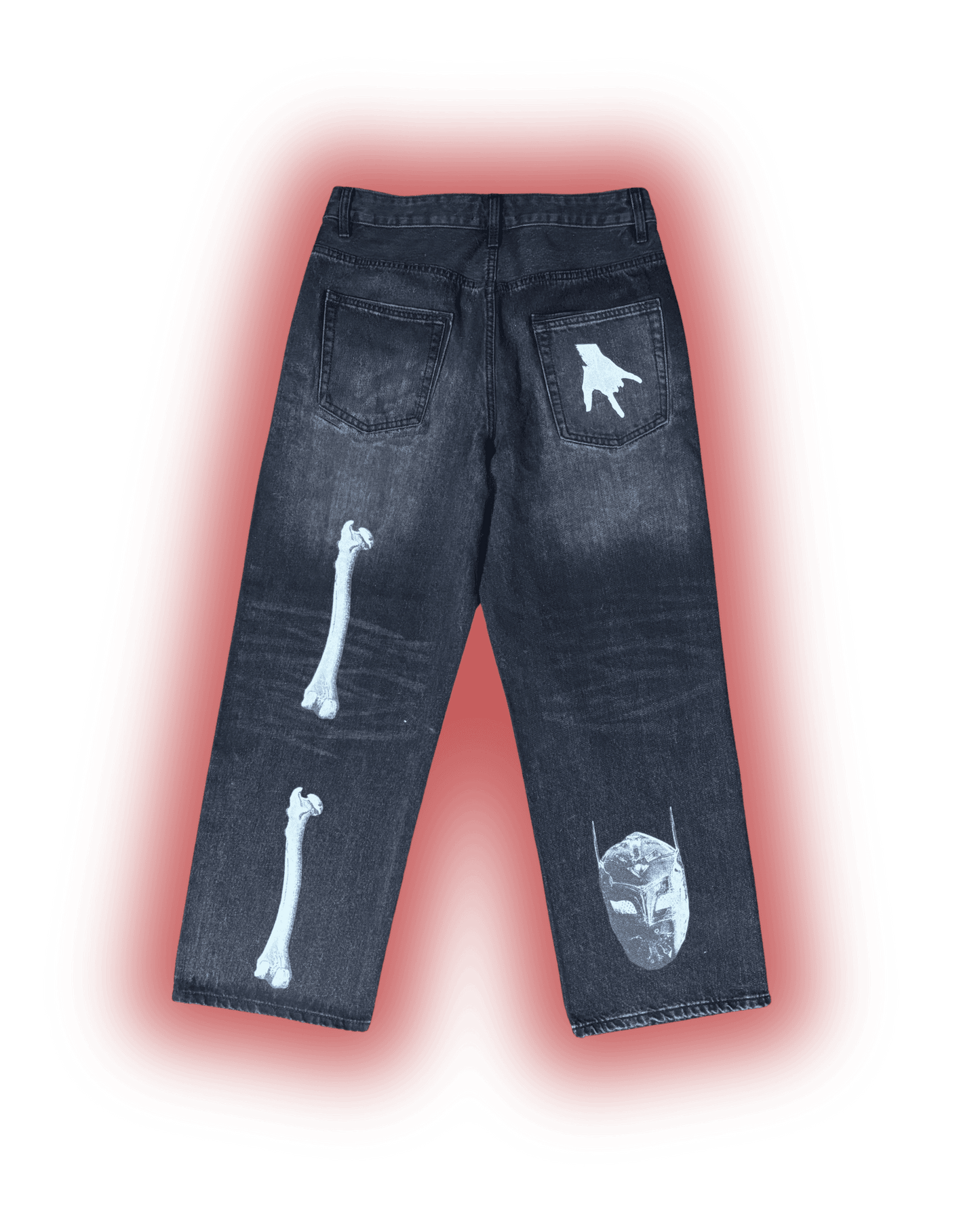 MATATTACK “HAND SIGN” DENIM JEANS