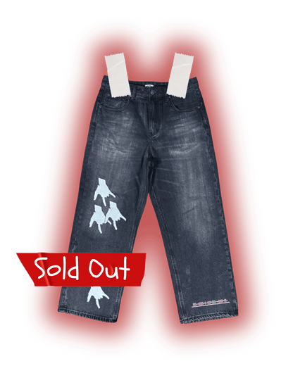 MATATTACK “HAND SIGN” DENIM JEANS